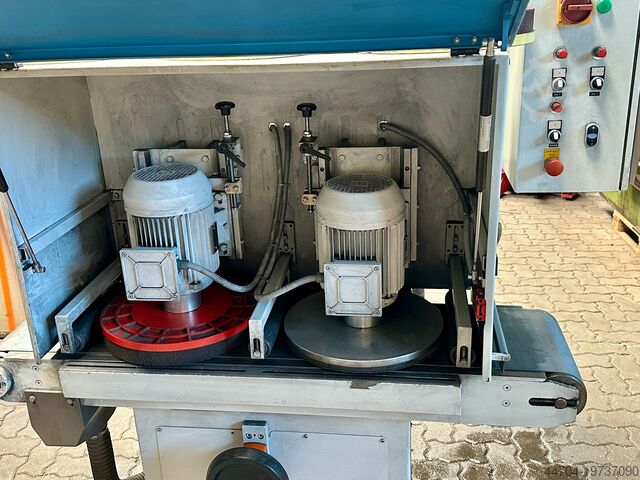 Sheet metal deburring machine Loewer Cross Master DD 300