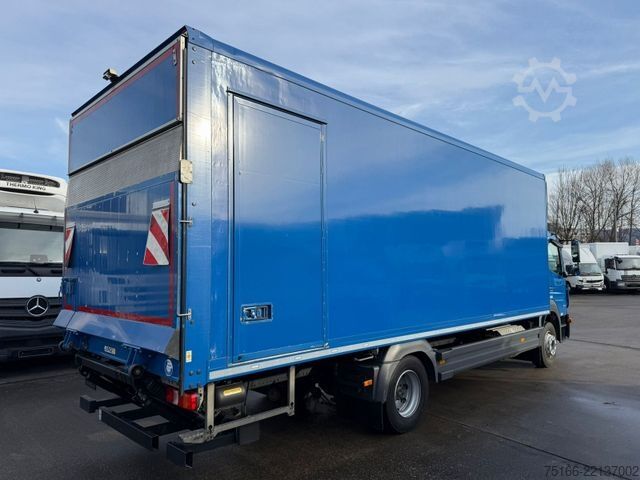 Box truck MERCEDES-BENZ ATEGO 1224 L Koffer 7,20 m LBW 1,5 to.*Seitentür
