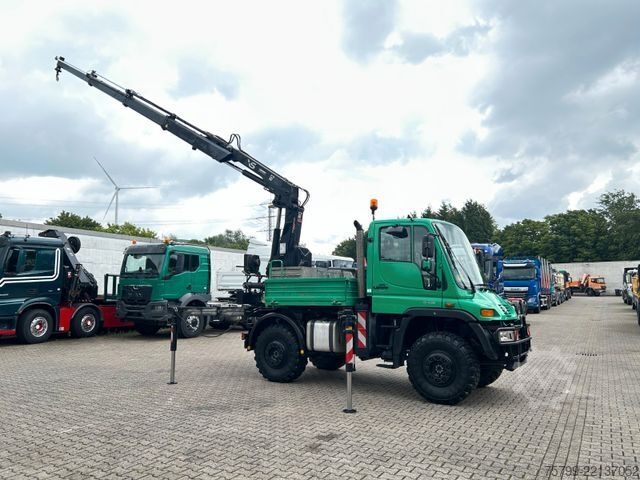 Truck mounted crane UNIMOG U400 + HIAB 122E 4x4