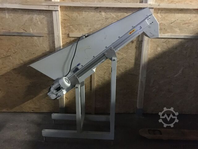 Conveyor belt inclined inclined conveyor belt Das Frölichband 2 Lagig PVC weiß strukturiert