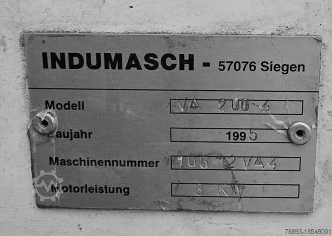 Notching machine INDUMASCH VA200-4 -stufenlose 30-140°