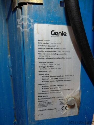 Scherenhebebühne Genie GS-4390 RT