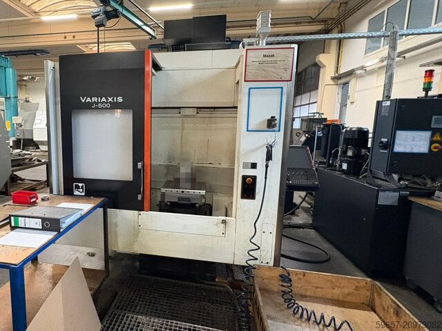 5-axis CNC machining center Mazak VARIAXIS j-500