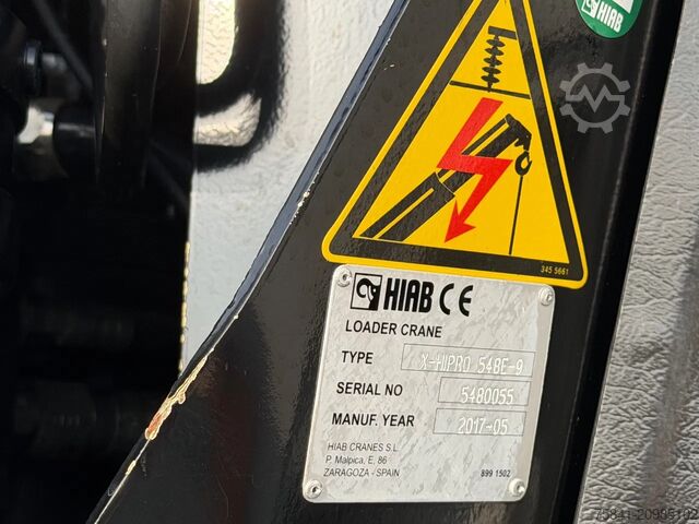 Crane truck MAN TGS 35.500 8x4H-6 BL HIAB X-HIPRO 548 E-9