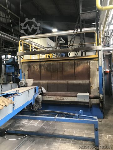 Glass blowing machine with furnace Olivotto Industries T36E
