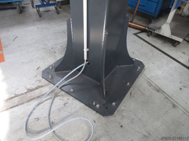 Pillar jib crane slewing crane chain hoist HOVA Kran Drehkran Hallenkran 120KG ALU Ausleger L 6m 500KG Kettenzug