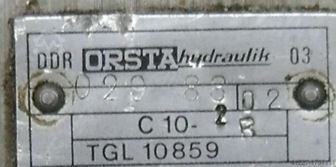 Doppelte Hydraulikpumpe Orsta Hydraulik C10-2R TGL10859