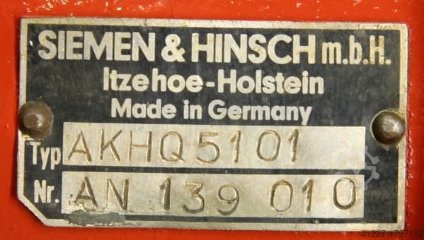 Verdrängerpumpe SIEMEN HINSCH AKHQ5101