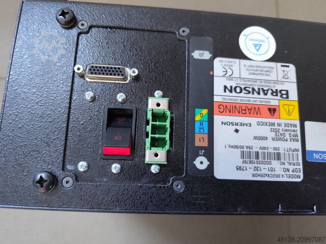 Ultrasonic Generator Emerson Branson DCX 4000 H01