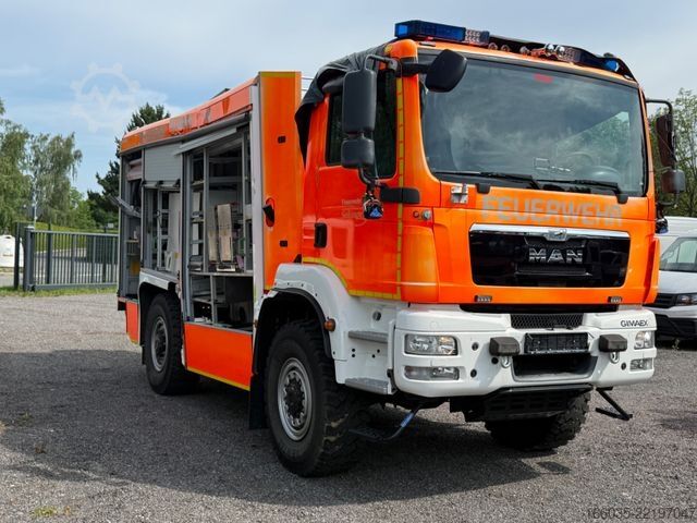 Special purpose truck MAN TGM 18.340 4x4 BB GIMAEX TLF4000 Klima/3xSperre