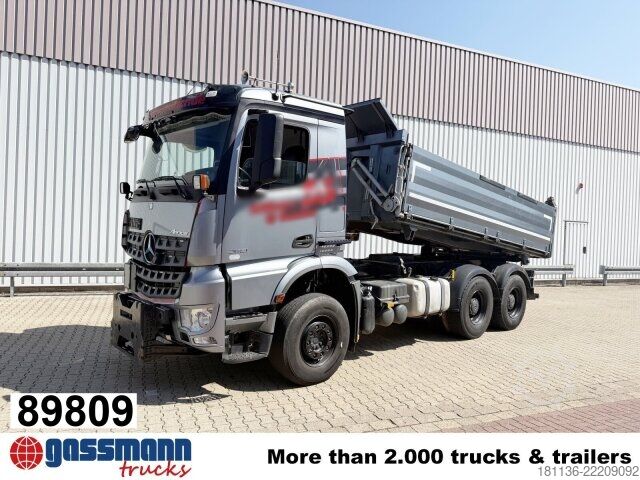 Kipper LKW Mercedes-Benz Arocs 2651 K 6x4, Retarder, Widi, Alu-Bordwände,