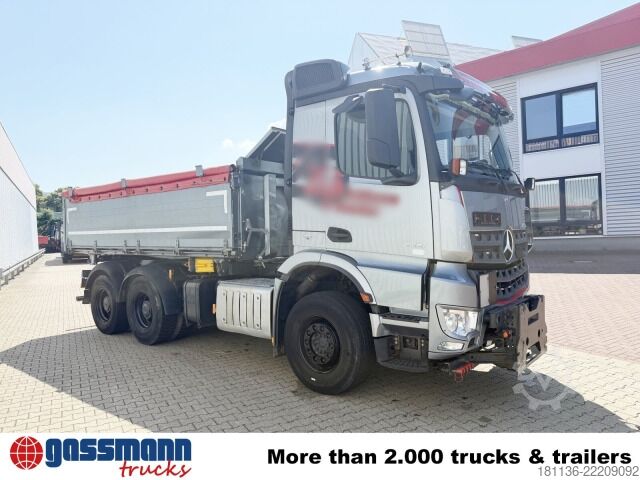 Kipper LKW Mercedes-Benz Arocs 2651 K 6x4, Retarder, Widi, Alu-Bordwände,