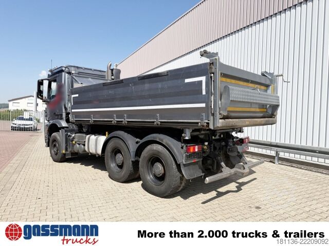 Kipper LKW Mercedes-Benz Arocs 2651 K 6x4, Retarder, Widi, Alu-Bordwände,