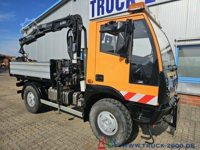 Transporter mit Kipper Multicar BSI 4x4 Kran FB 5.+ 6.Steuerkreis Kommunalplatte