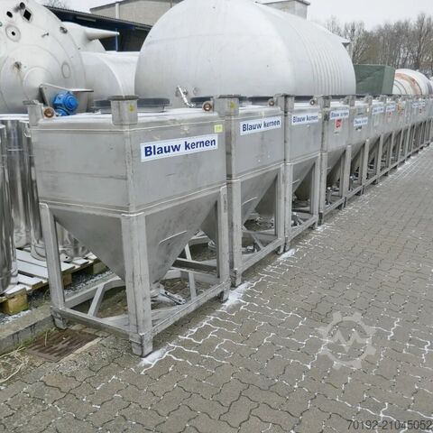 650 liter conical container made of V2A stainless steel UCON 9847