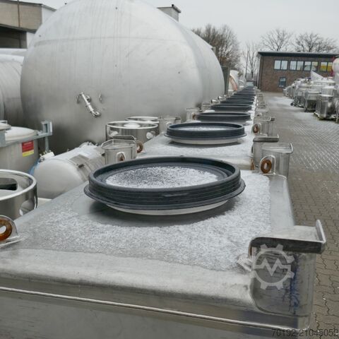 650 liter conical container made of V2A stainless steel UCON 9847