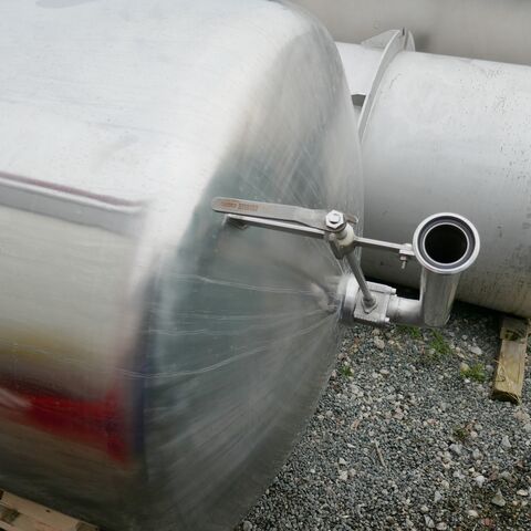 2000 Liter Rührwerksbehälter aus V2A mit Propellerrührwerk SCHNEIDER AG 9842