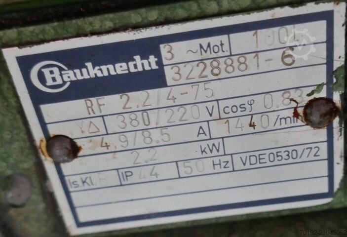 2000 Liter Rührwerksbehälter aus V2A mit Propellerrührwerk SCHNEIDER AG 9842