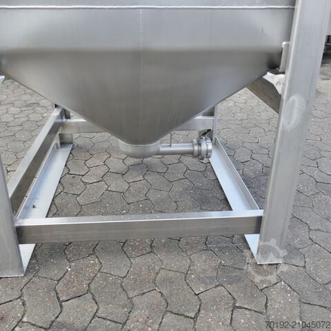 1000 liter container made of V4A  9838