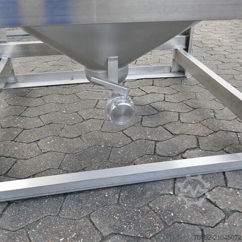 1000 liter container made of V4A  9838