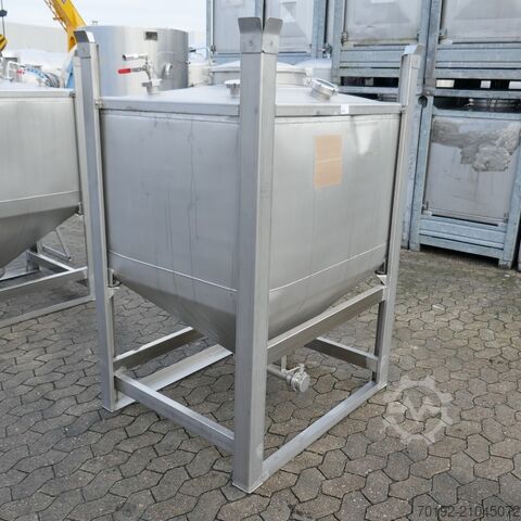 1000 liter container made of V4A  9838