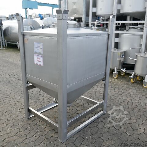 1000 liter container made of V4A  9838