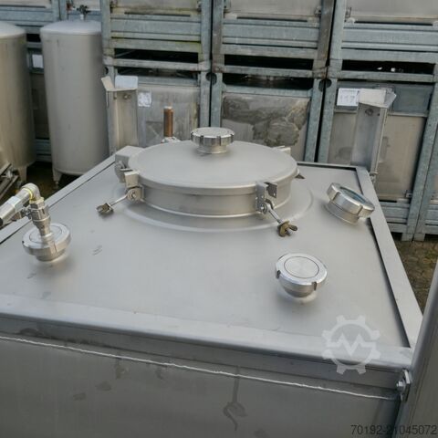 1000 liter container made of V4A  9838