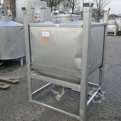 1000 liter container made of V4A  9838