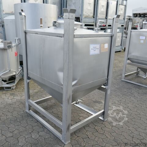 1000 liter container made of V4A  9838