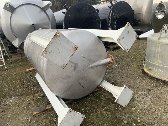 2800-liter open storage tank made of V2A stainless steel  S17006