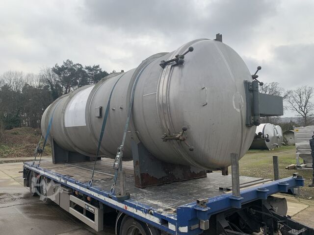 16300 Liter liegender Vakuumbehälter aus V2A  S16983