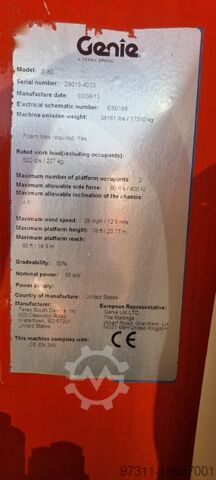 Teleskop-Gelenk-Arbeitsbühne Genie Z-80/60