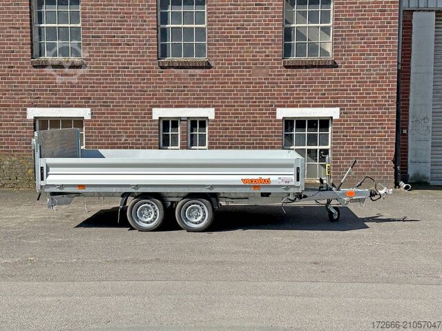 Dreiseitenkipper Vezeko JUKI 35.3 | STAHLBLECHBODEN 350X185X35CM 3500KG MULTIDREISEITENKIPPER