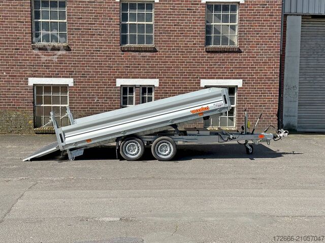 Dreiseitenkipper Vezeko JUKI 35.3 | STAHLBLECHBODEN 350X185X35CM 3500KG MULTIDREISEITENKIPPER