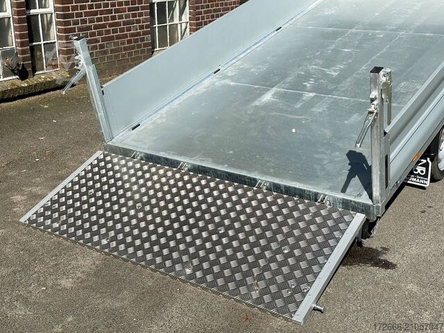 Dreiseitenkipper Vezeko JUKI 35.3 | STAHLBLECHBODEN 350X185X35CM 3500KG MULTIDREISEITENKIPPER