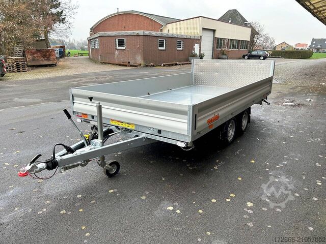 Dreiseitenkipper Vezeko JUKI 35.4 | STAHLBLECHBODEN 400X210X35CM 3500KG MULTIDREISEITENKIPPER