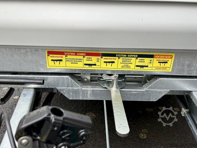 Dreiseitenkipper Vezeko JUKI 35.4 | STAHLBLECHBODEN 400X210X35CM 3500KG MULTIDREISEITENKIPPER