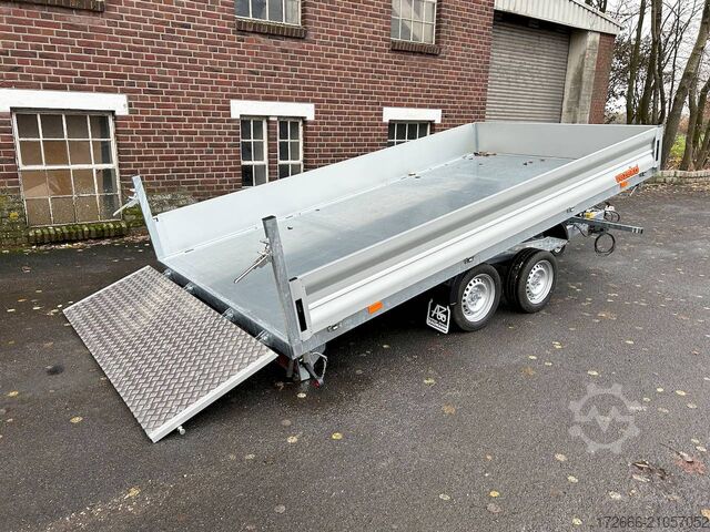 Dreiseitenkipper Vezeko JUKI 35.4 | STAHLBLECHBODEN 400X210X35CM 3500KG MULTIDREISEITENKIPPER