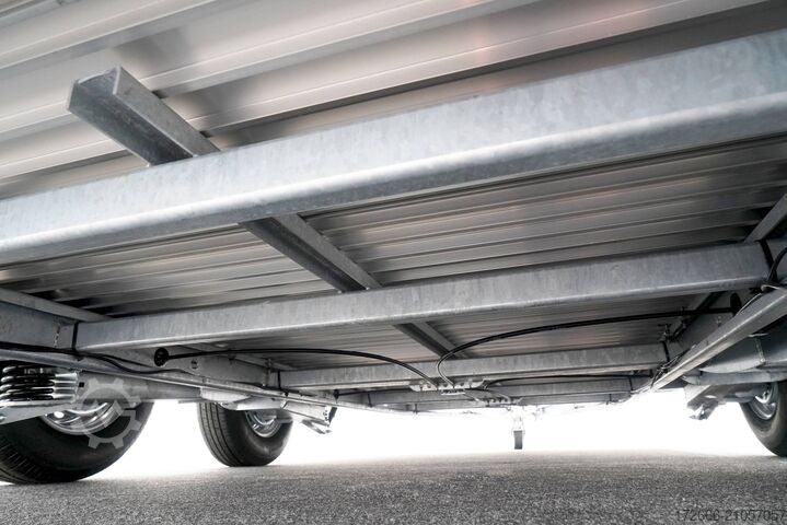 Kofferanhänger Debon C800 ALU ROADSTER SCHWARZ +SEITENKLAPPE +SEITENTÜR