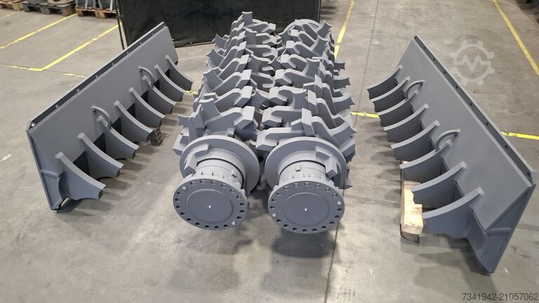 Shredding shaft Hammel, Arjes, Terex, Lindner, Pronar Wellen 750, U75, m75, TDS 820, 2000XL