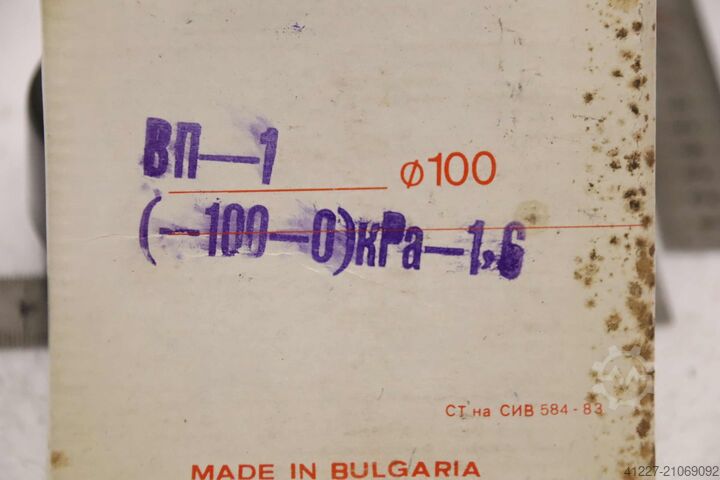 Manometer Elektron -1-0 bar  Ø 100 mm