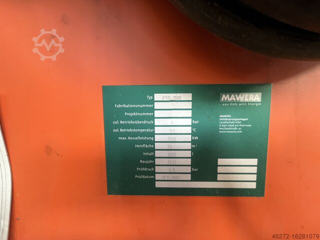 Heating system Mawera FSB1100