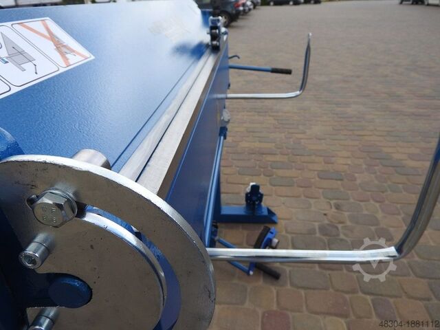 Schwenkbiegemaschine PROD-MASZ Abkantbank Biegemaschine Abkantbank 1400/2,0 + Transportrollen