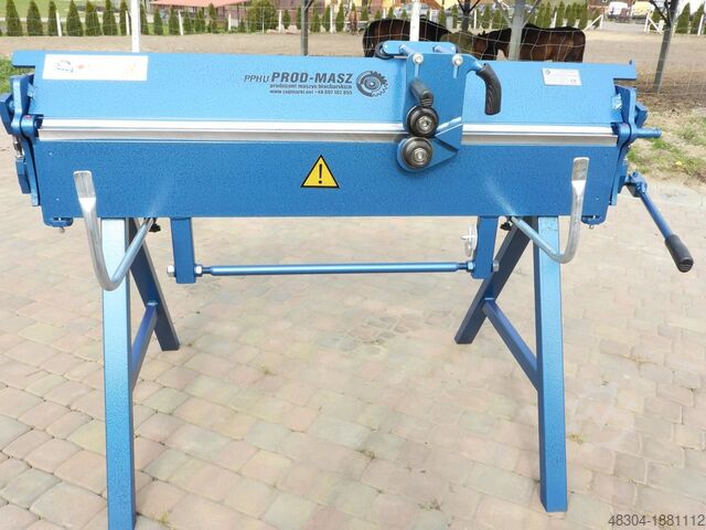 Schwenkbiegemaschine PROD-MASZ Abkantbank Biegemaschine Abkantbank 1400/2,0 + Transportrollen