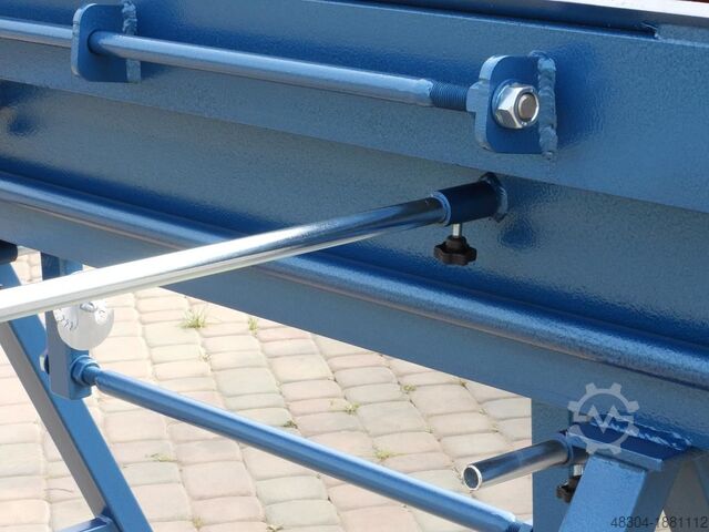 Schwenkbiegemaschine PROD-MASZ Abkantbank Biegemaschine Abkantbank 1400/2,0 + Transportrollen