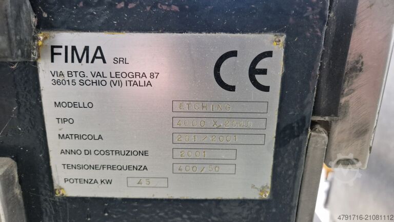 Wasserstrahlschneidanlage TOVAMAC KMT Streamline ETCHING