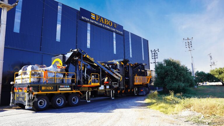 Crushing equipment/mobile crushing plant FABO Mobile Crushing Plant Mobile Impact Crusher MDMK-03