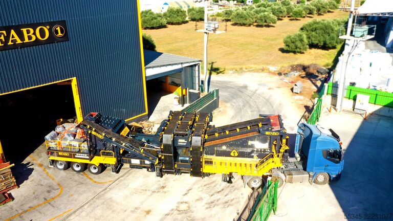 Crushing equipment/mobile crushing plant FABO Mobile Crushing Plant Mobile Impact Crusher MDMK-03