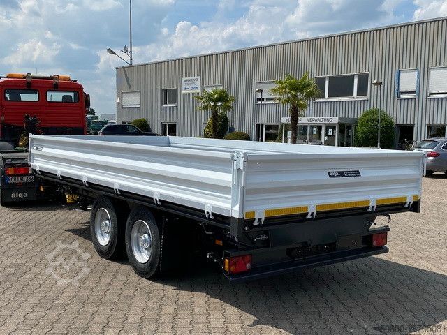 Tieflader Anhänger alga TAT-K 110, Rampen, Kipper 2x am Lager