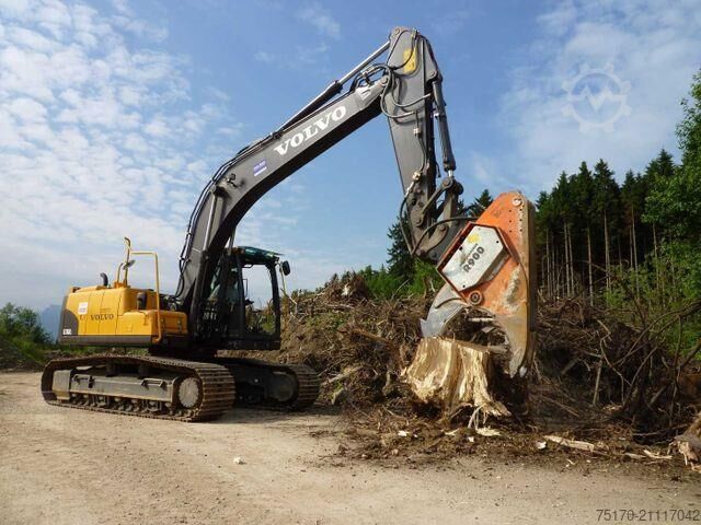 Baumaschine Westtech R900 R1300 Rodeschere Wurzelstock